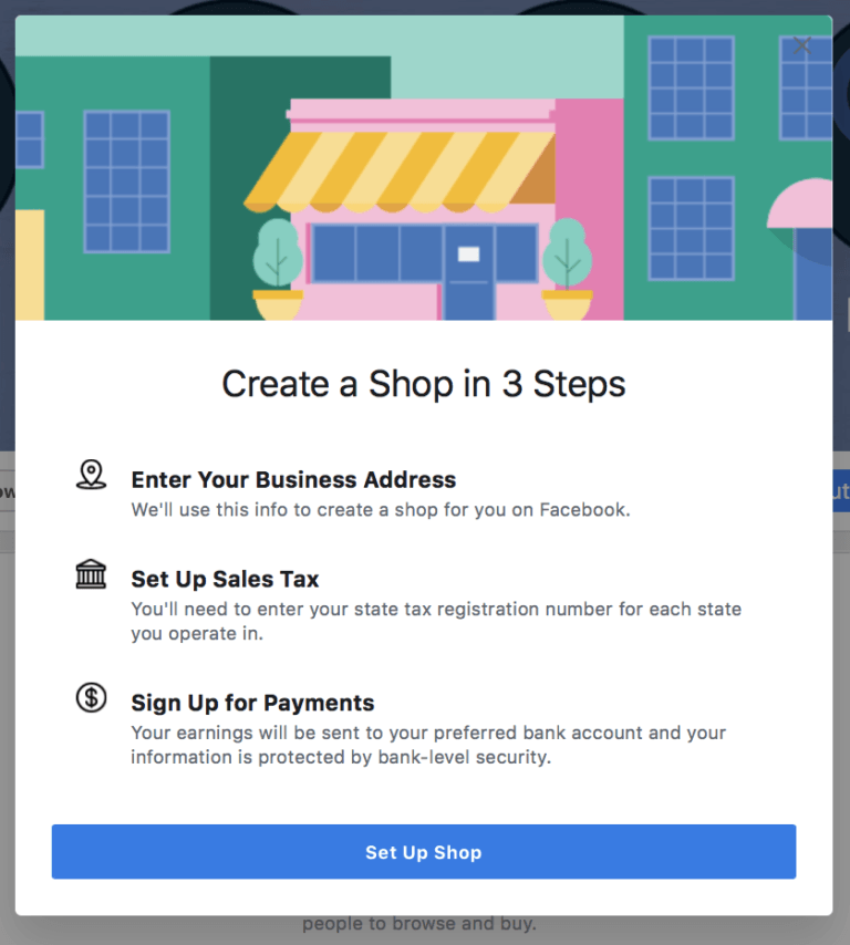 Create a Facebook Shop in 3 Steps