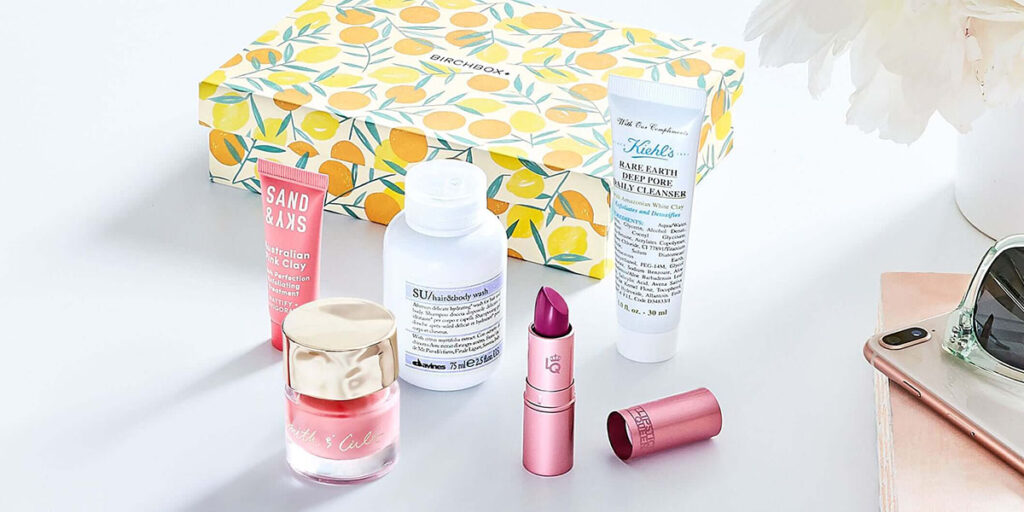 Beauty and skincare subscription box