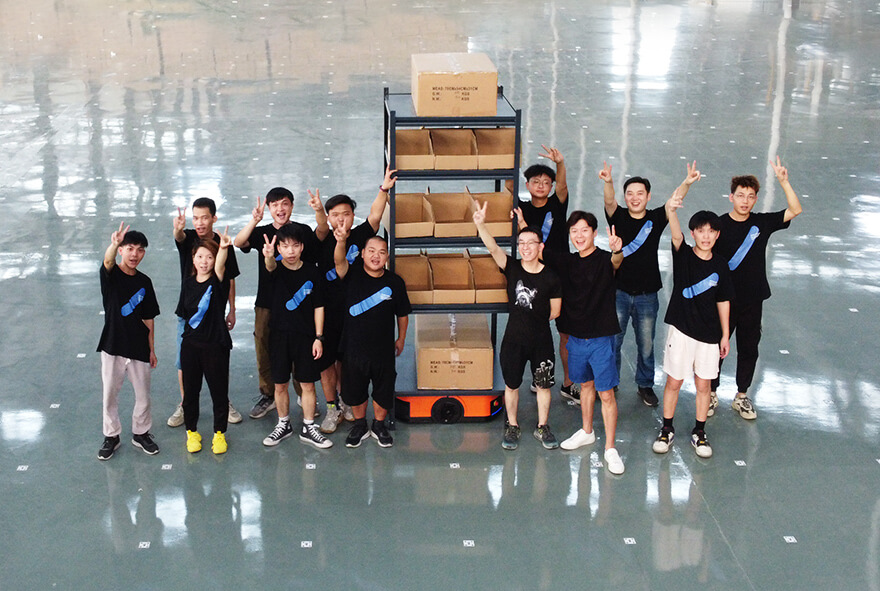 staff in the fulfillment warehouse