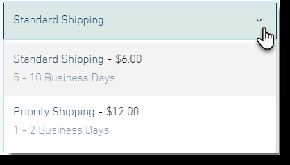 multiple wix shipping options