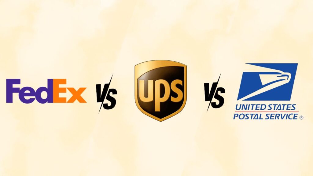 a differentiation guide between fedex vs ups vs usps