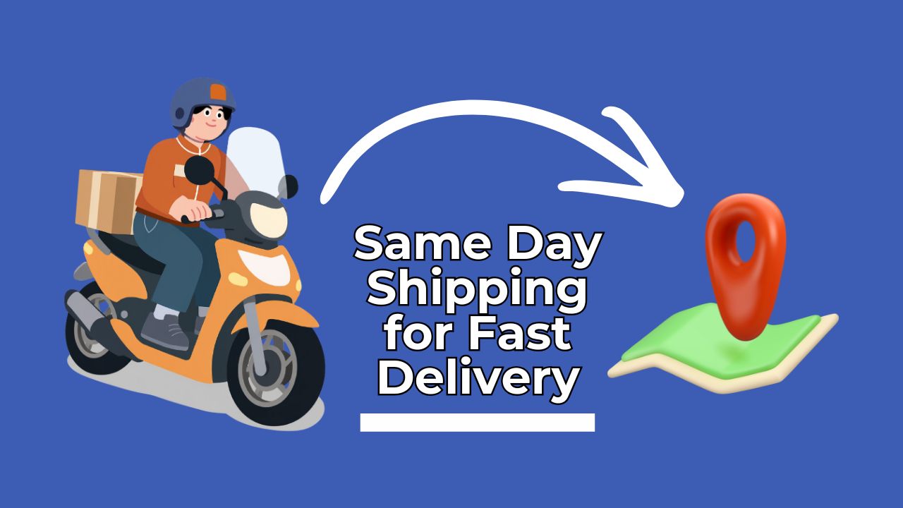 professional same day shipping delivery for speed and wide reach